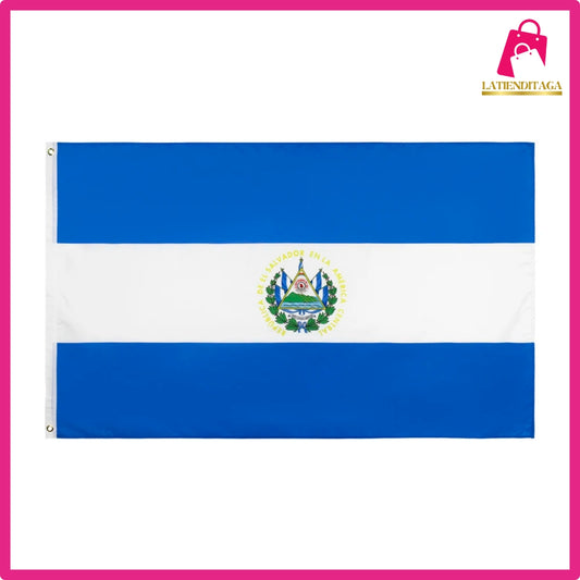 El Salvador Polyester Flag - Vivid Colors and Fade Proof
