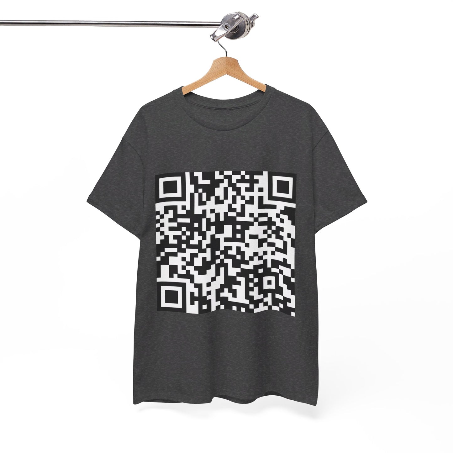 LATIENDITAGA - Código QR divertido (FUC* YOU) Unisex (Top de tela de algodón) 