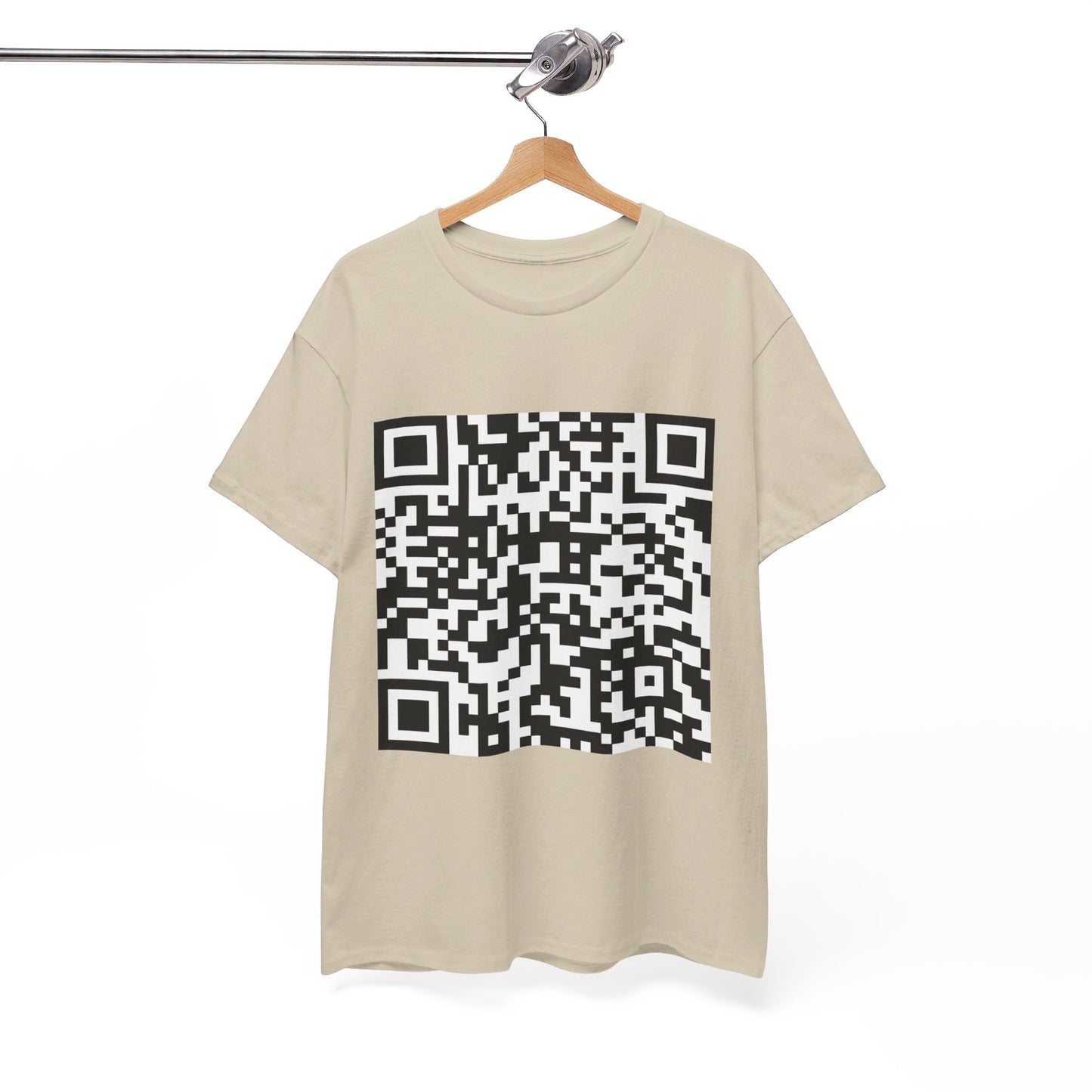 LATIENDITAGA - Código QR divertido (FUC* YOU) Unisex (Top de tela de algodón) 