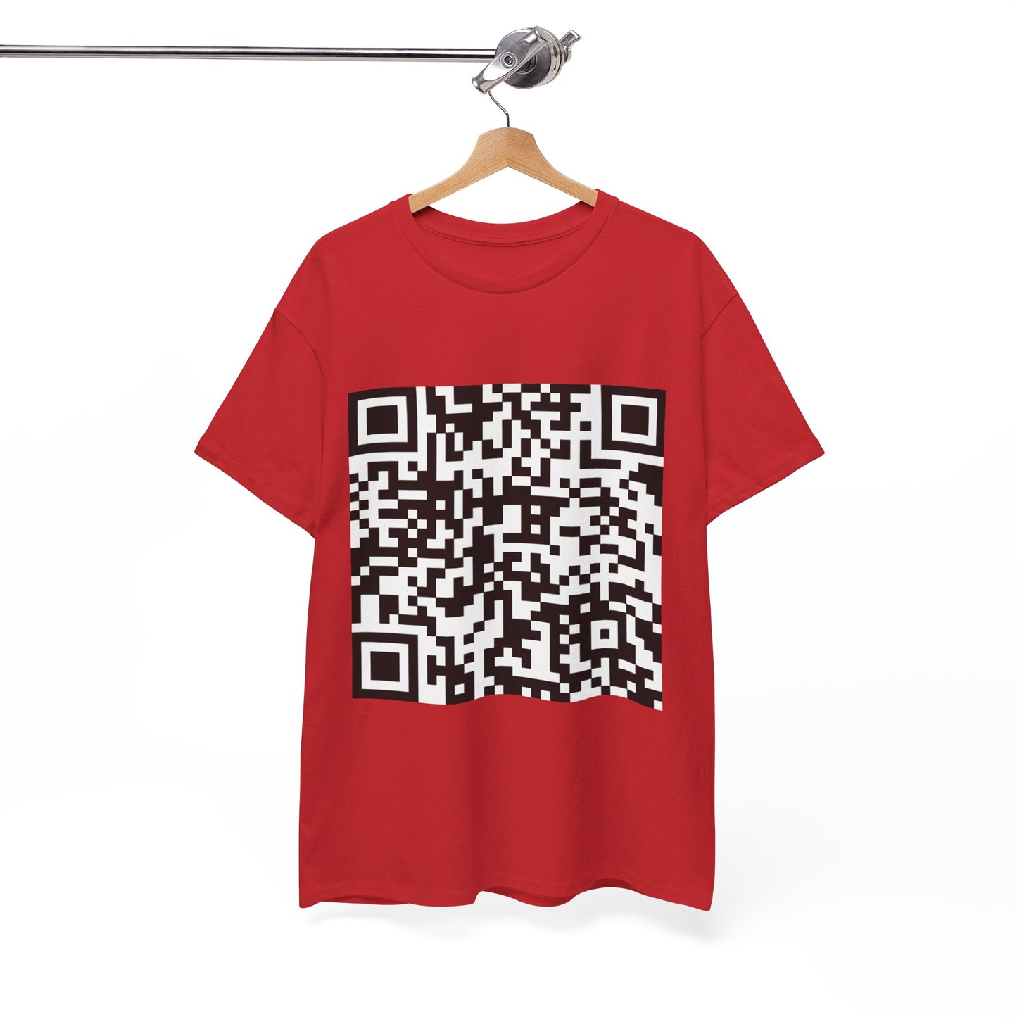 LATIENDITAGA - Código QR divertido (FUC* YOU) Unisex (Top de tela de algodón) 