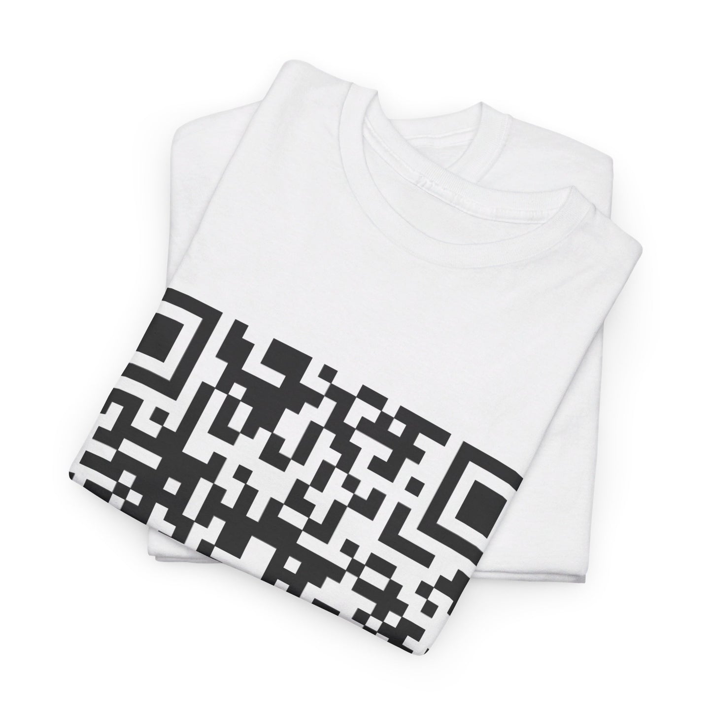 LATIENDITAGA - Funny QR Code ( FUC* YOU ) Unisex ( Cotton Fabric Top )