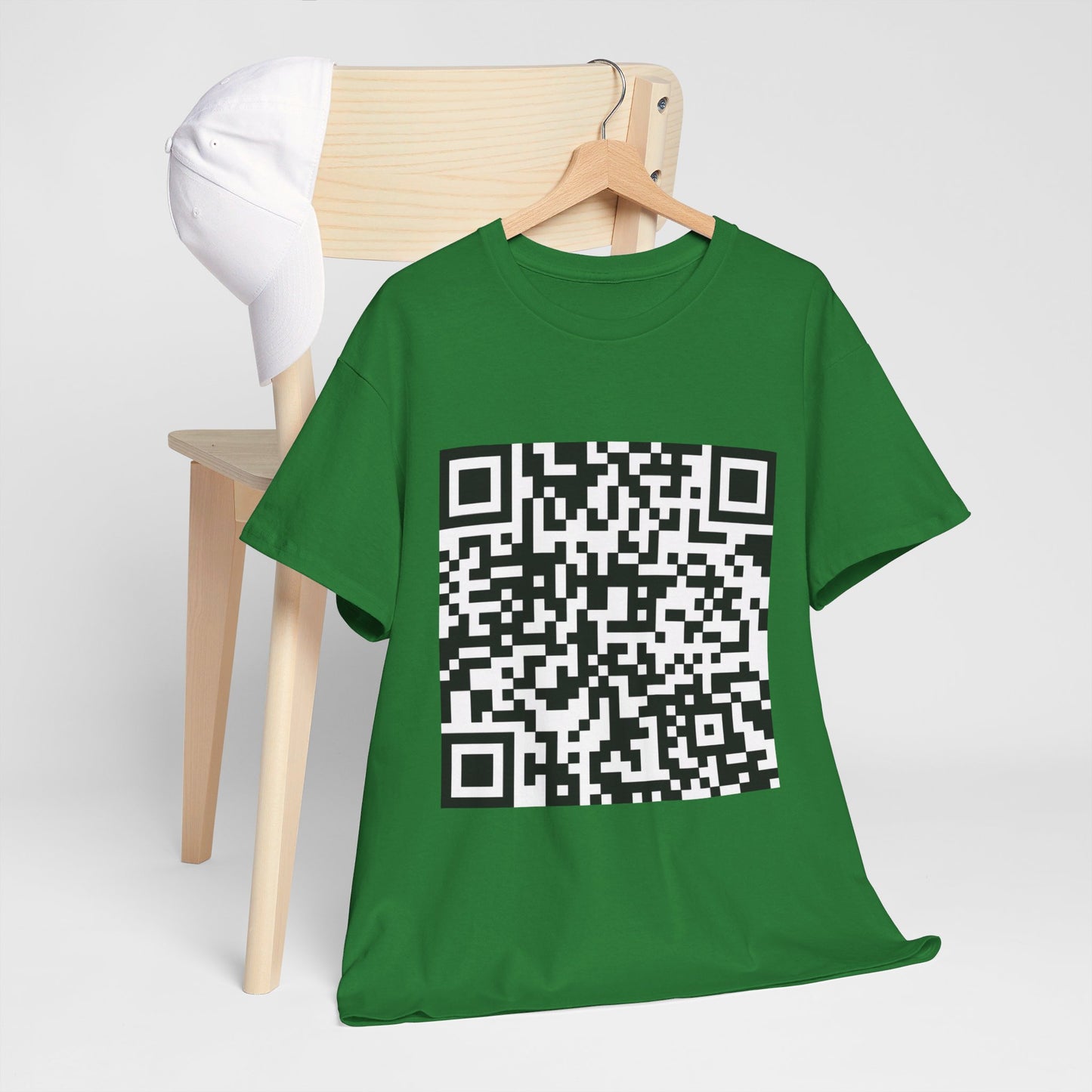 LATIENDITAGA - Código QR divertido (FUC* YOU) Unisex (Top de tela de algodón) 