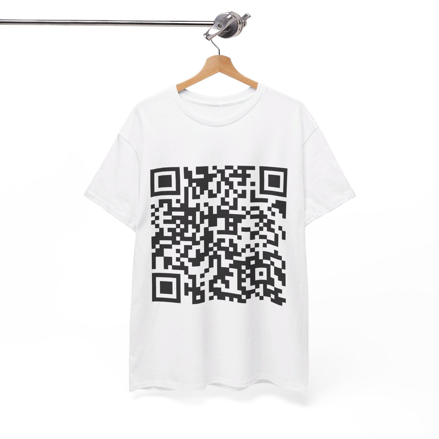 LATIENDITAGA - Código QR divertido (FUC* YOU) Unisex (Top de tela de algodón) 