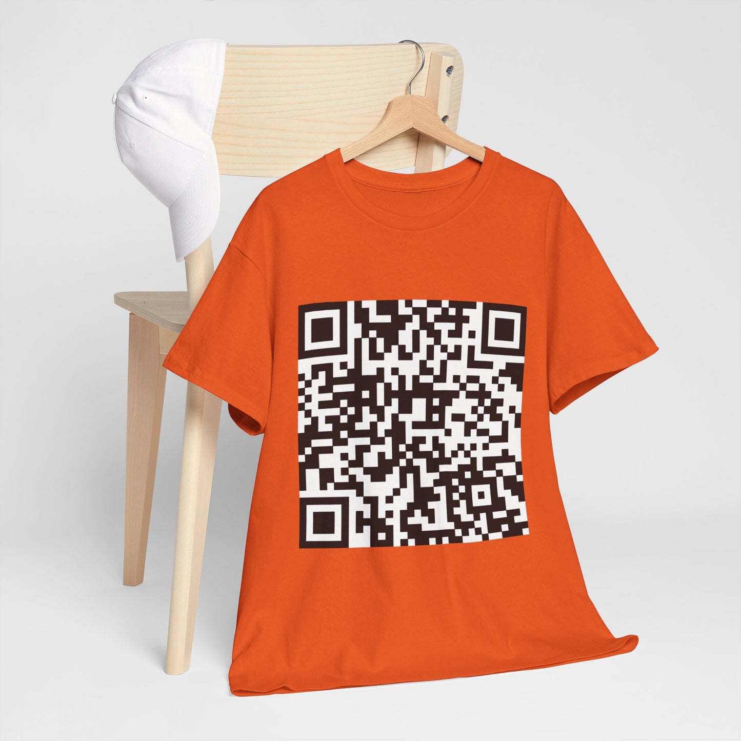 LATIENDITAGA - Código QR divertido (FUC* YOU) Unisex (Top de tela de algodón) 