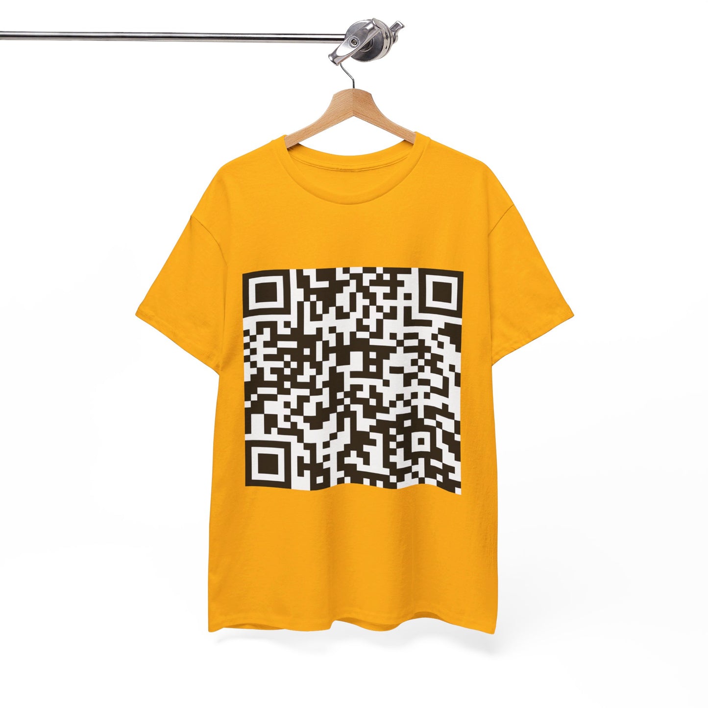 LATIENDITAGA - Código QR divertido (FUC* YOU) Unisex (Top de tela de algodón) 