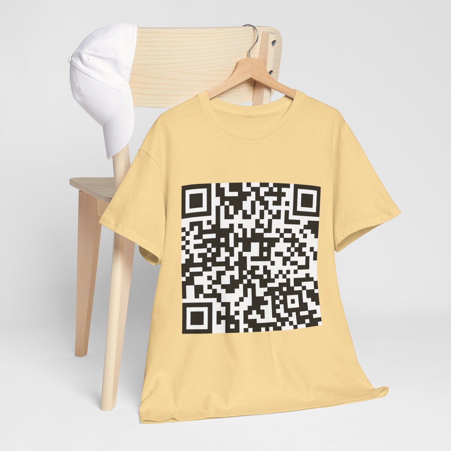 LATIENDITAGA - Funny QR Code ( FUC* YOU ) Unisex ( Cotton Fabric Top )