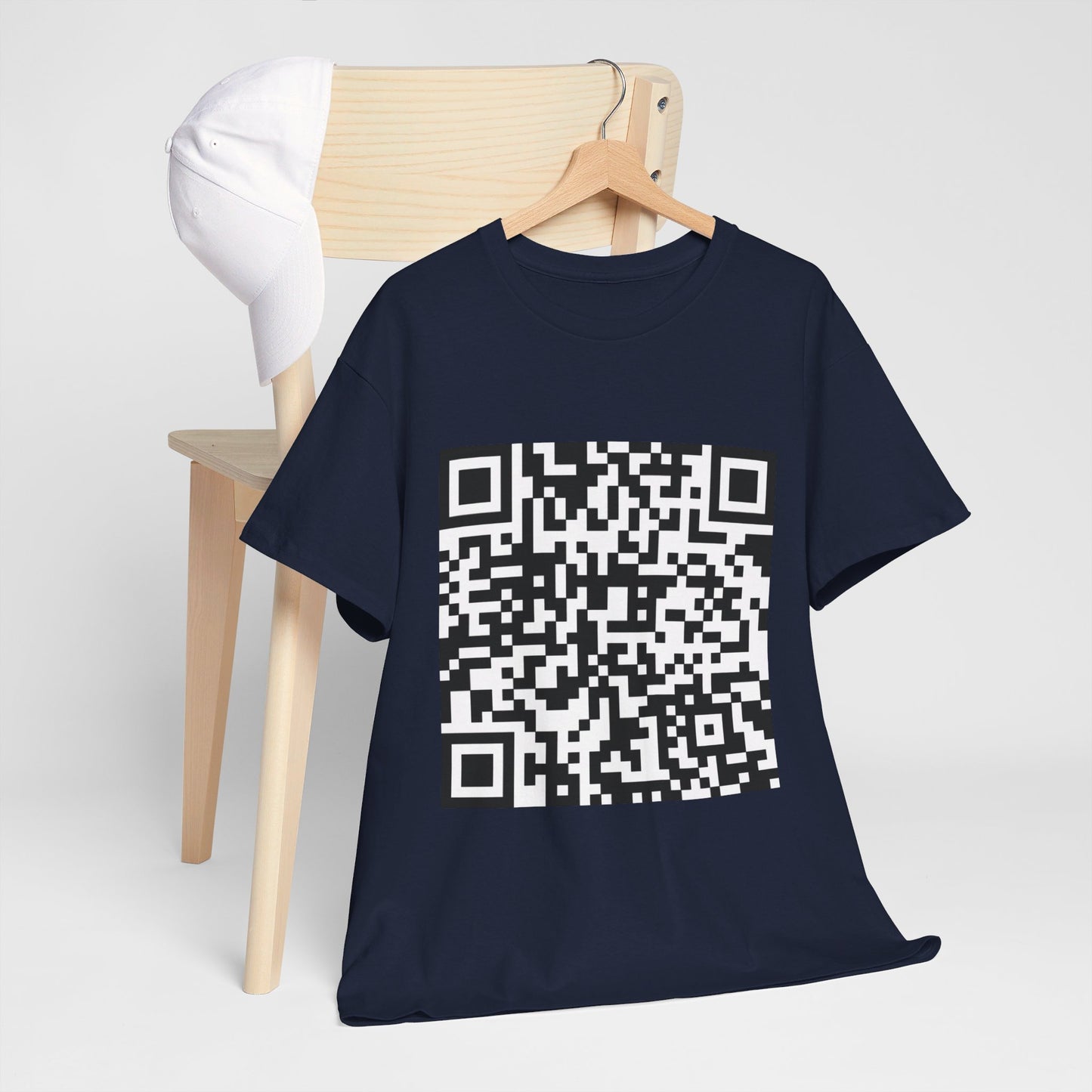 LATIENDITAGA - Código QR divertido (FUC* YOU) Unisex (Top de tela de algodón) 