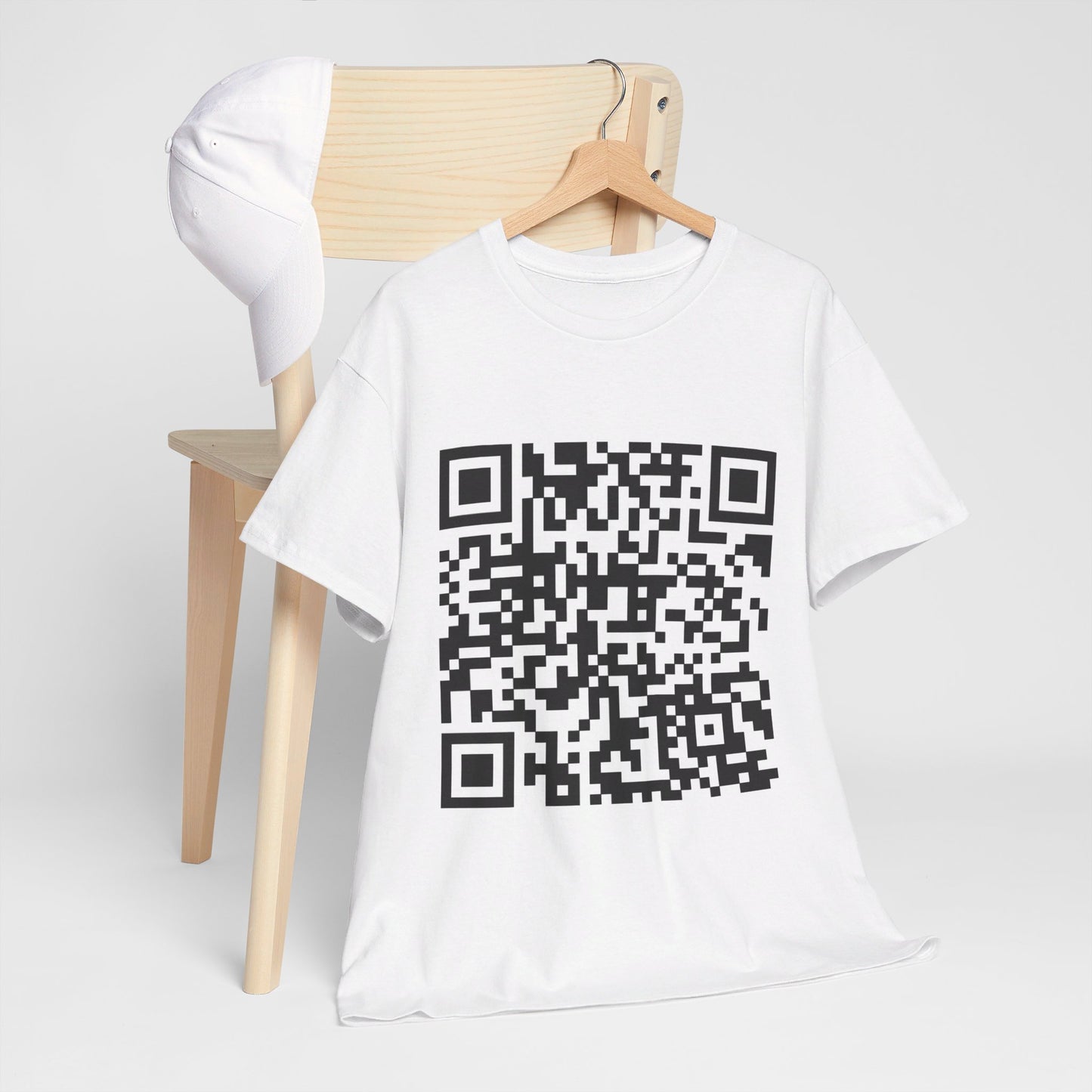 LATIENDITAGA - Código QR divertido (FUC* YOU) Unisex (Top de tela de algodón) 