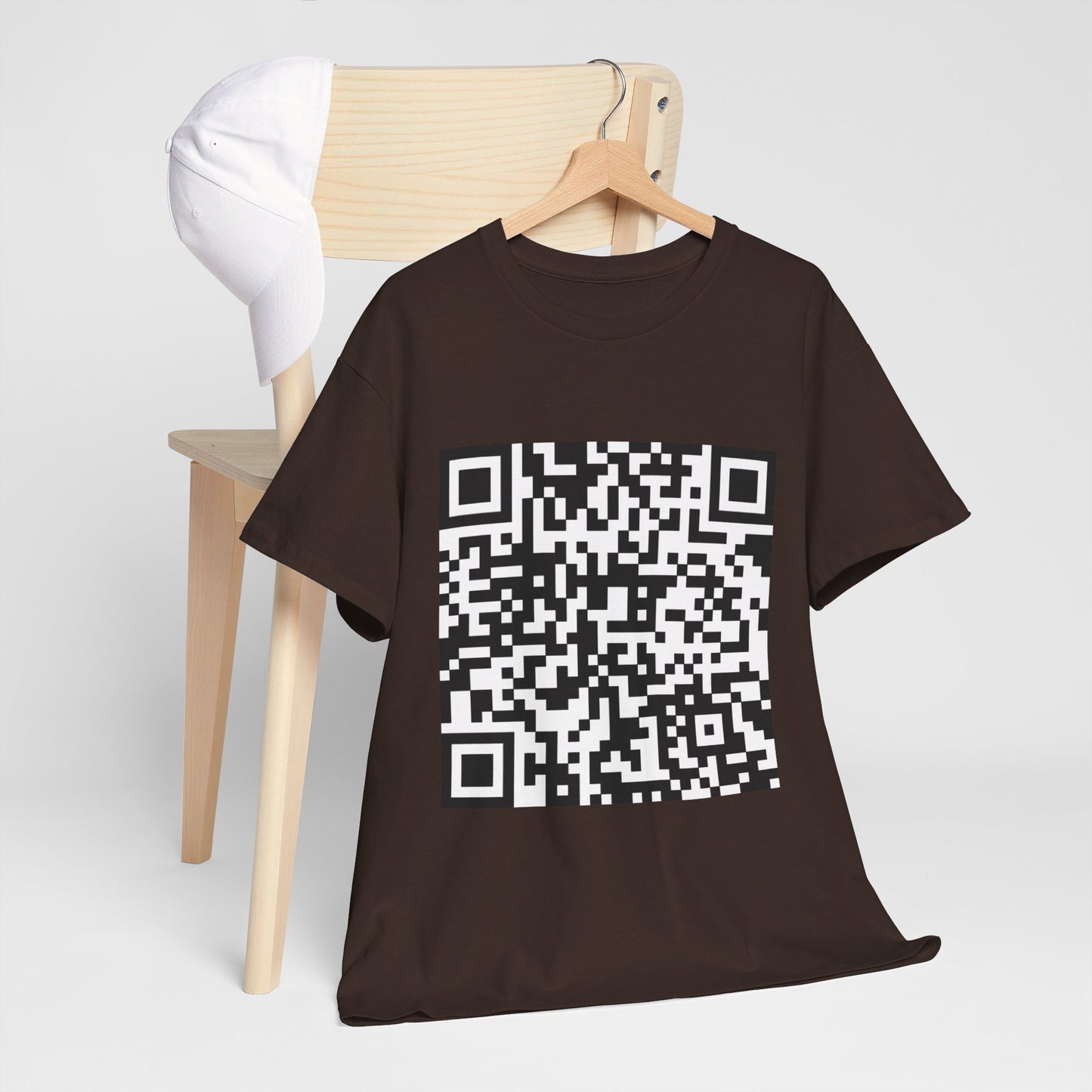 LATIENDITAGA - Funny QR Code ( FUC* YOU ) Unisex ( Cotton Fabric Top )