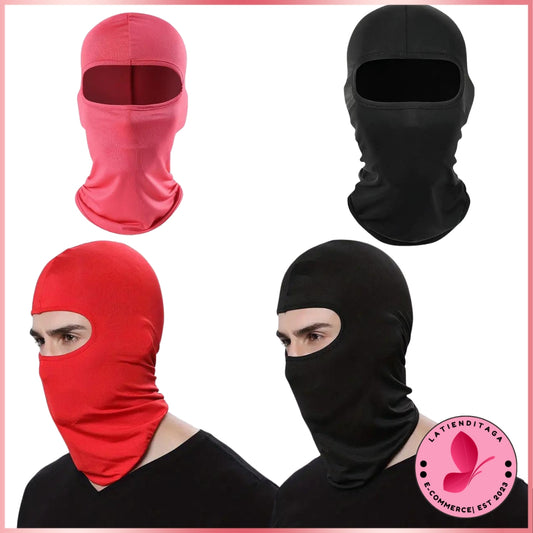 Solid Color Unisex Ski Mask Elastic Breathable Casual Face Mask Outdoor Cycling Windproof Balaclava