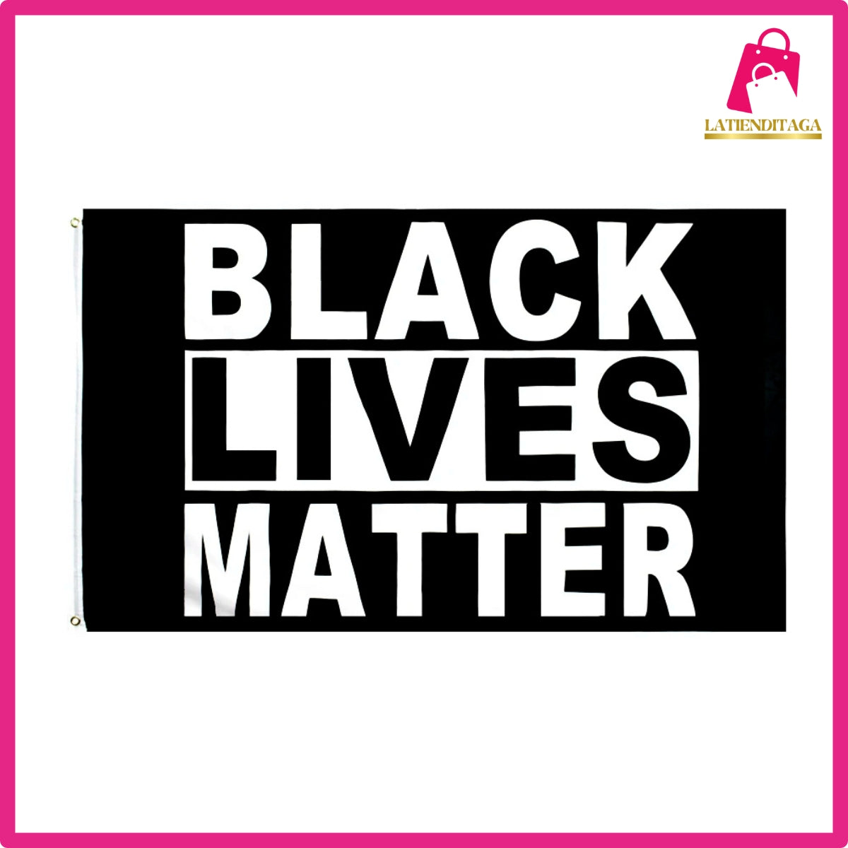 Bandera de Black Lives Matter 3X5FT BLM (banner de impresión de doble cara de alta calidad)