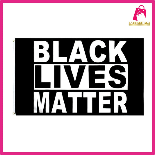 Black Lives Matter Flag 3X5FT BLM ( High Quality Double Sided Printing Banner )