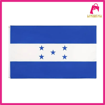 Drapeau du Honduras 3 x 5 pieds : résistant à la décoloration, durable et polyvalent pour la décoration intérieure et extérieure