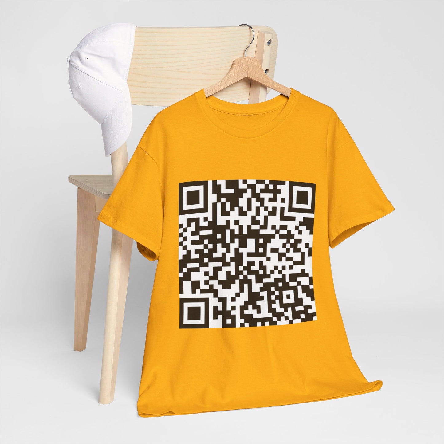 LATIENDITAGA - Funny QR Code ( FUC* YOU ) Unisex ( Cotton Fabric Top )