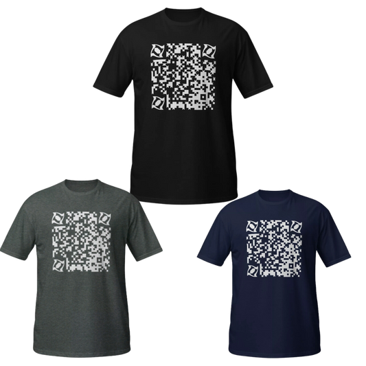 Funny QR Code ( F You ) Unisex T-Shirt