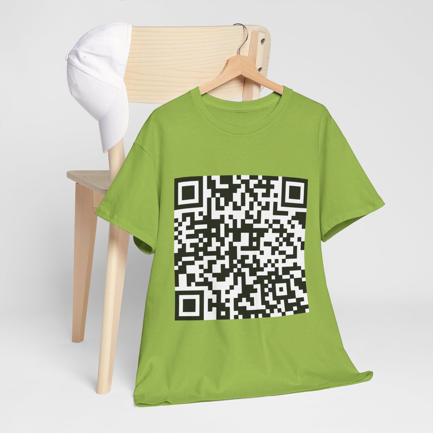 LATIENDITAGA - Código QR divertido (FUC* YOU) Unisex (Top de tela de algodón) 