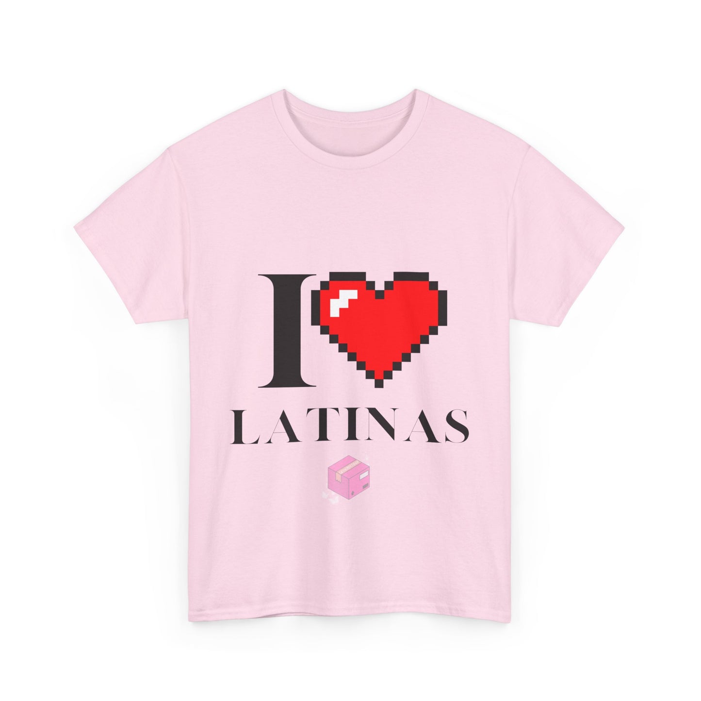 I Love Latina Shirt in Black, White, Navy, Pink, All Sizes, Heavy Cotton T-Shirt