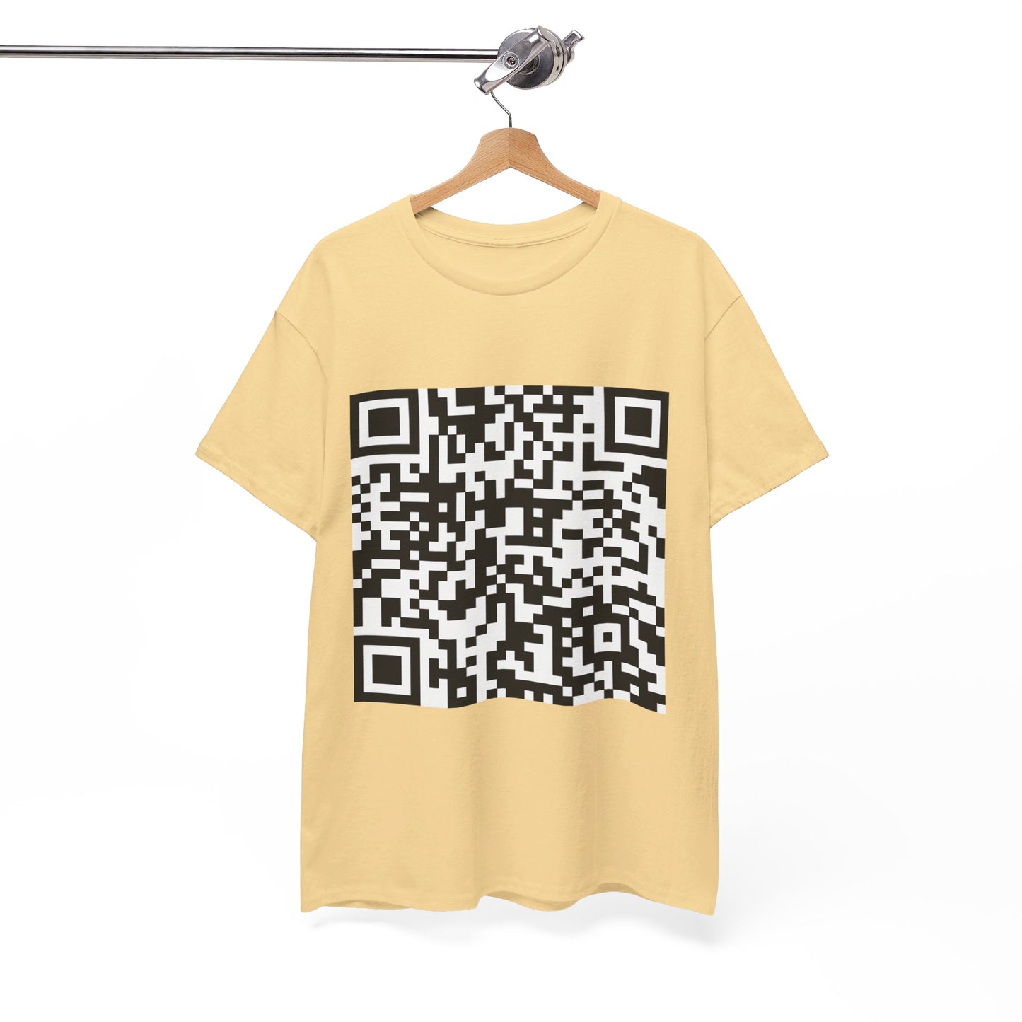 LATIENDITAGA - Funny QR Code ( FUC* YOU ) Unisex ( Cotton Fabric Top )