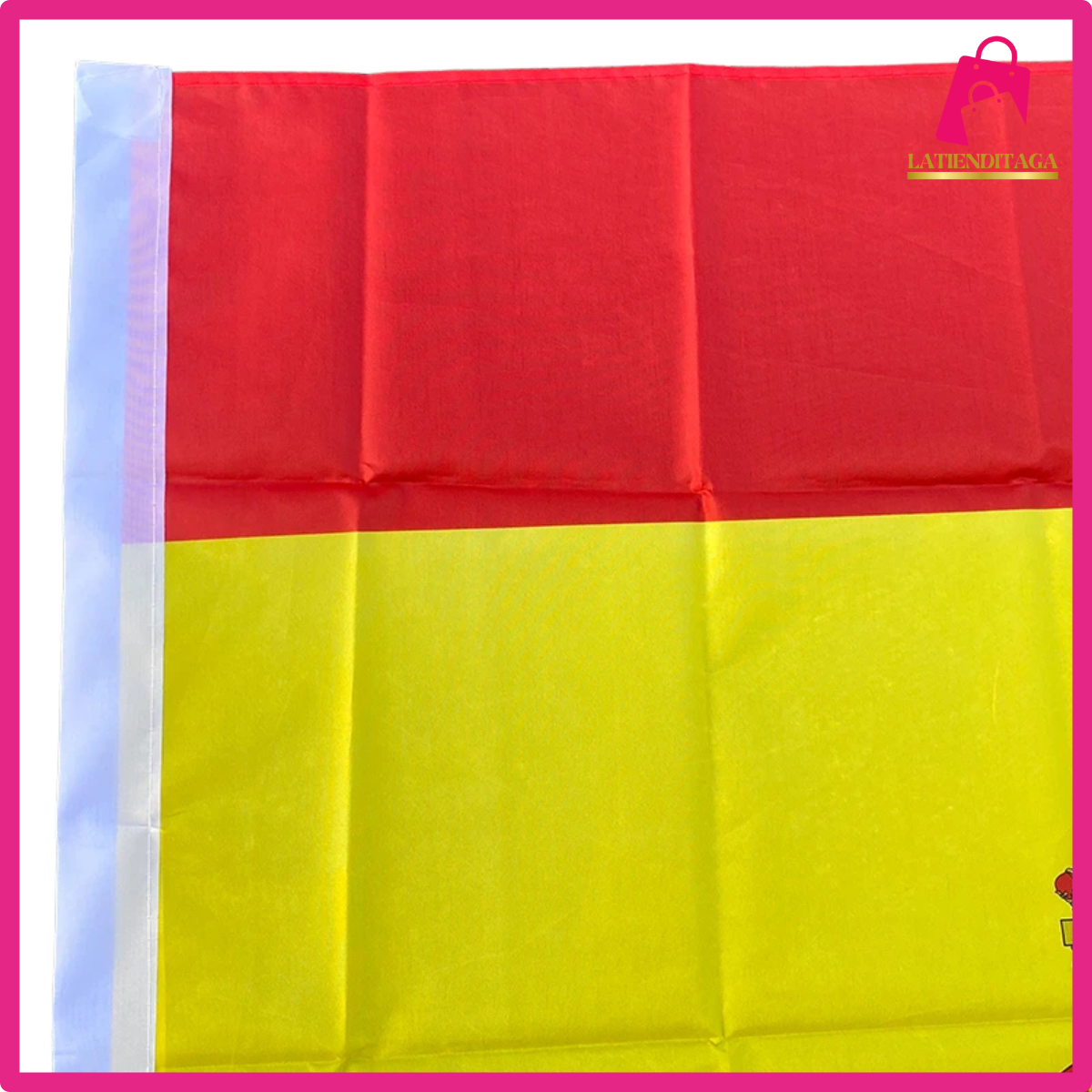 Bandera de España, bandera colgante de poliéster, bandera nacional de España, bandera interior para exteriores, 3x5 para celebración, bandera grande