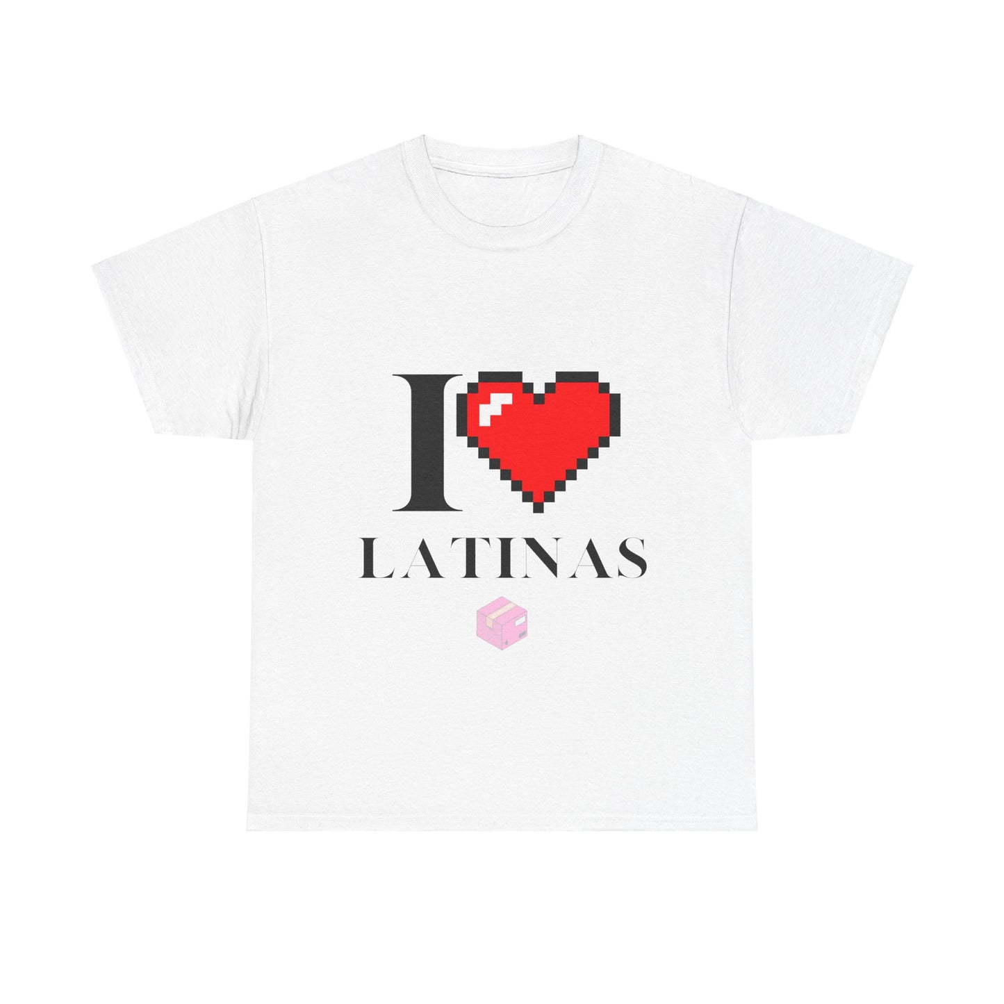 I Love Latina Shirt in Black, White, Navy, Pink, All Sizes, Heavy Cotton T-Shirt