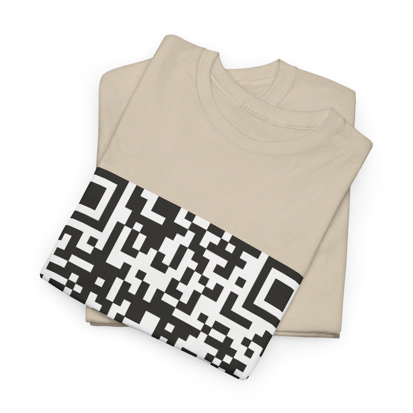 LATIENDITAGA - Funny QR Code ( FUC* YOU ) Unisex ( Cotton Fabric Top )