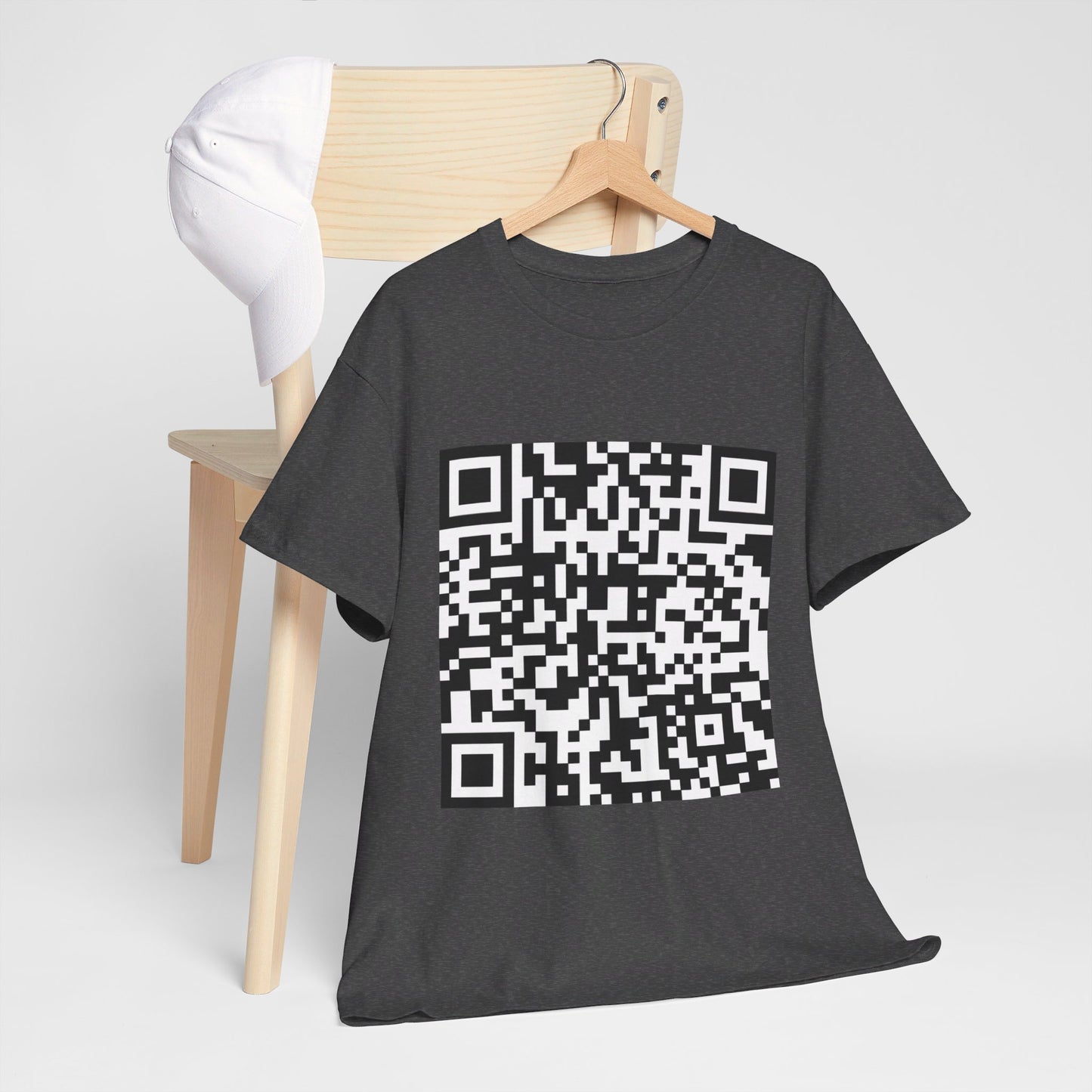 LATIENDITAGA - Código QR divertido (FUC* YOU) Unisex (Top de tela de algodón) 