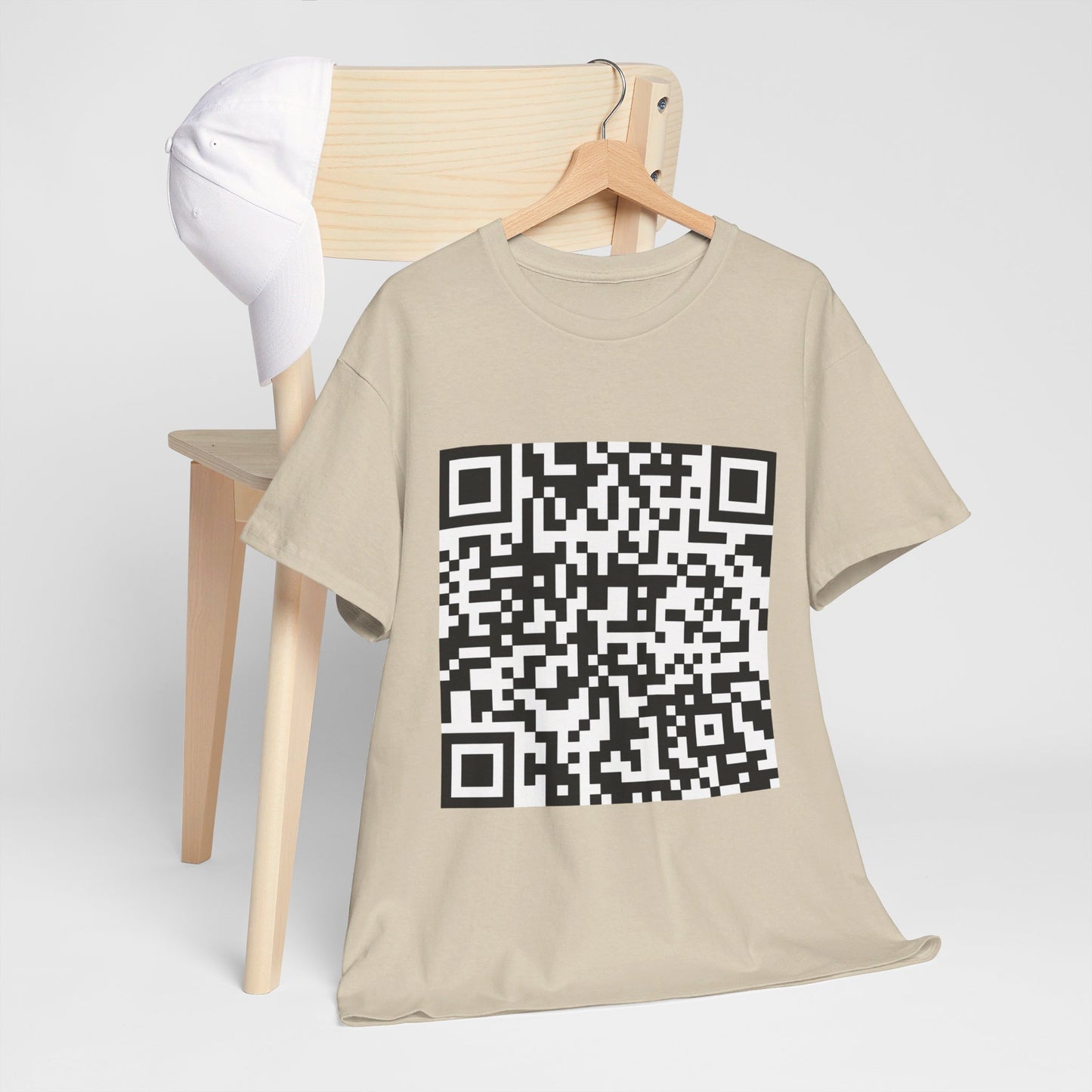 LATIENDITAGA - Funny QR Code ( FUC* YOU ) Unisex ( Cotton Fabric Top )