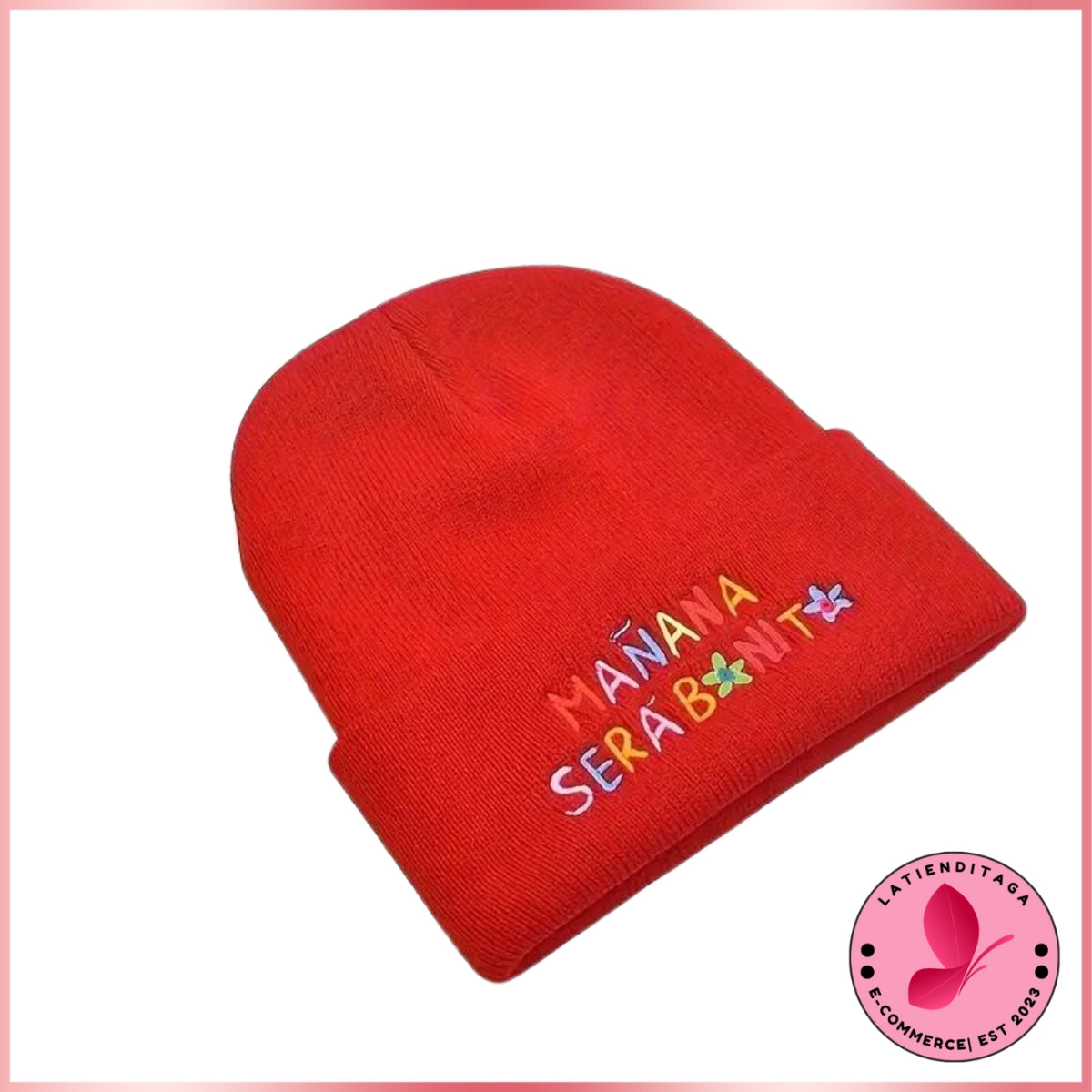 LATIENDITAGA - Gorro de punto Kar*l G para hombre y mujer: accesorio de invierno cálido y elegante