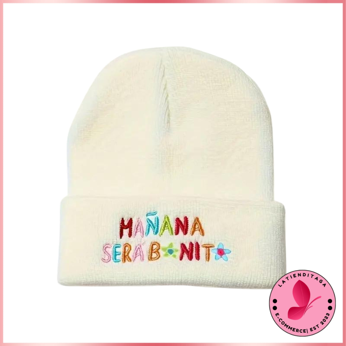 LATIENDITAGA - Gorro de punto Kar*l G para hombre y mujer: accesorio de invierno cálido y elegante