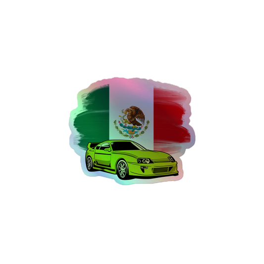 holographic Mexican Car Drift stickers.