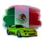 Pegatinas holográficas de Mexican Car Drift.