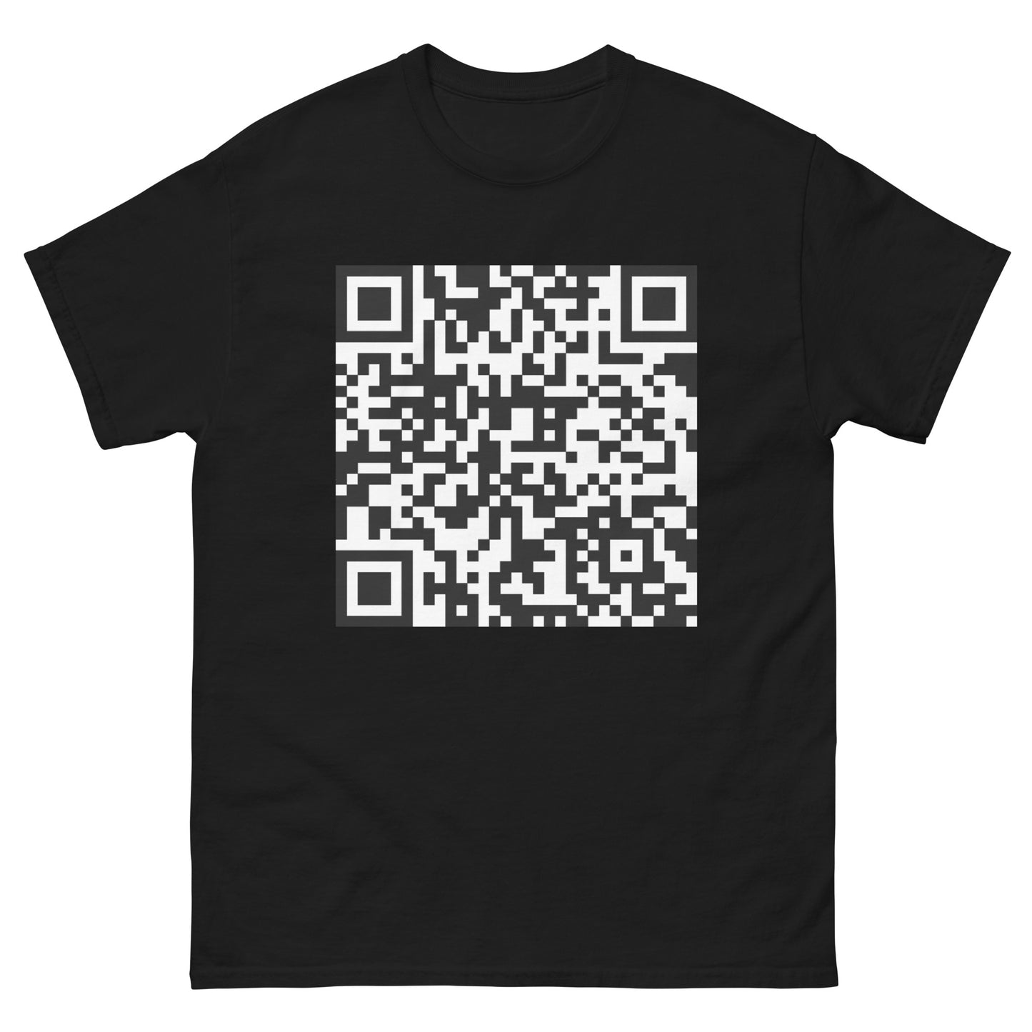 LATIENDITAGA - Camiseta clásica unisex divertida con código QR (FUC* YOU)