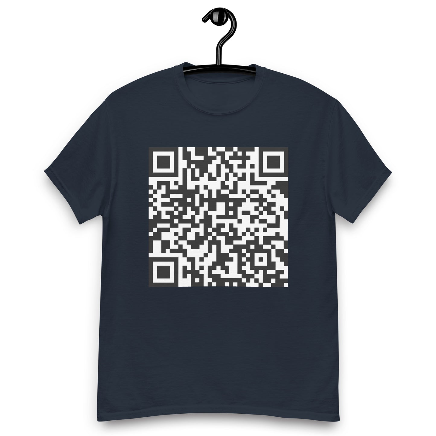 LATIENDITAGA - Camiseta clásica unisex divertida con código QR (FUC* YOU)