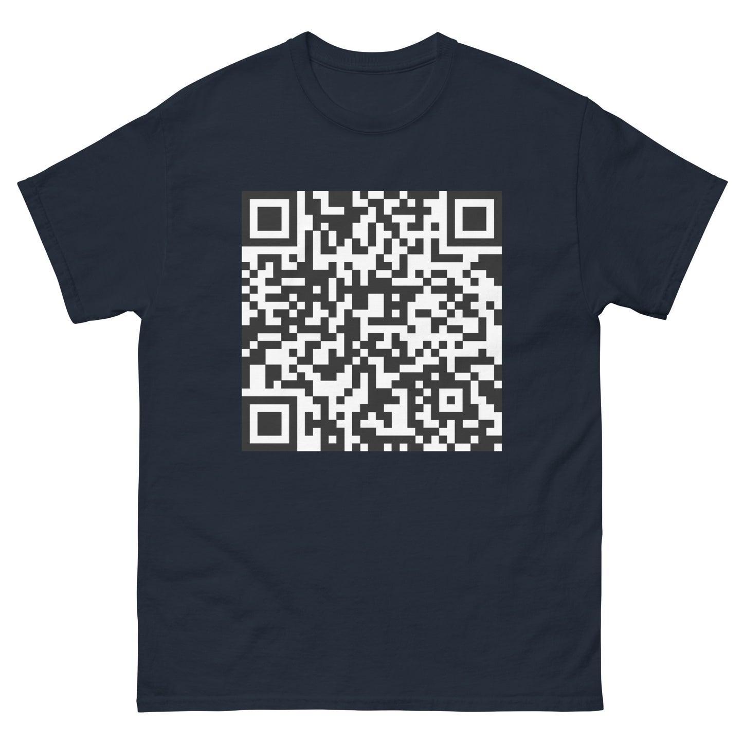 LATIENDITAGA - Camiseta clásica unisex divertida con código QR (FUC* YOU)