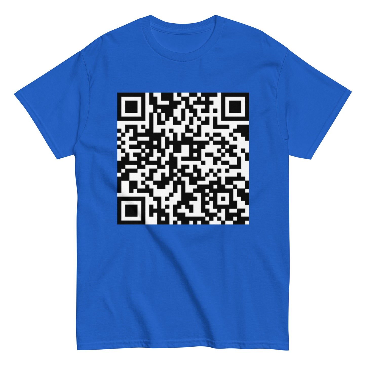 LATIENDITAGA - Camiseta clásica unisex divertida con código QR (FUC* YOU)