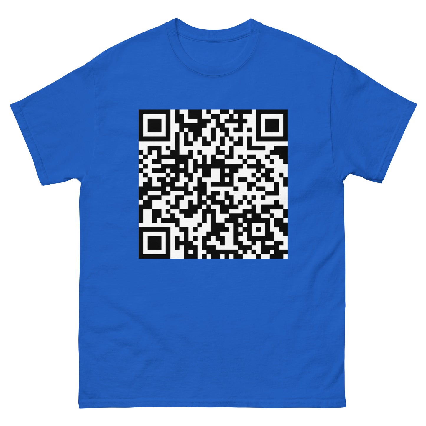 LATIENDITAGA - Camiseta clásica unisex divertida con código QR (FUC* YOU)