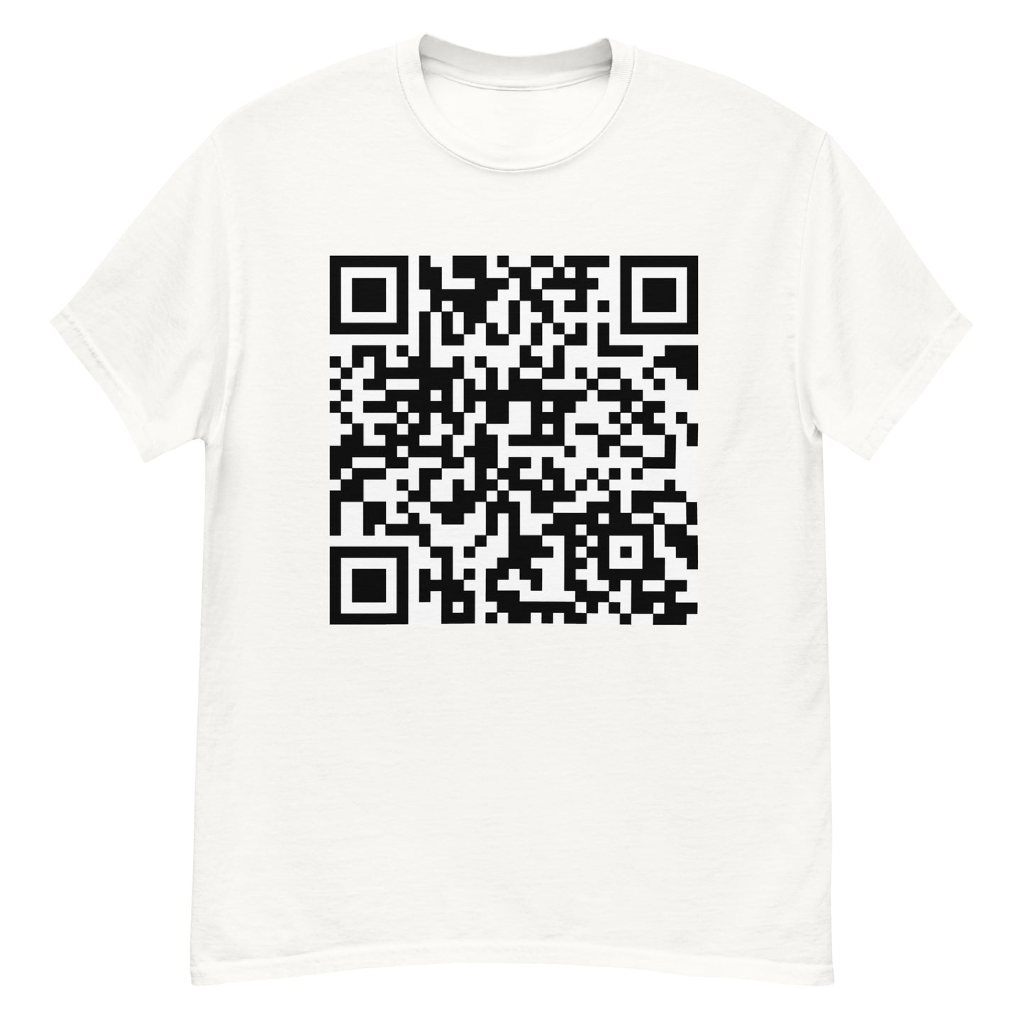 LATIENDITAGA - Camiseta clásica unisex divertida con código QR (FUC* YOU)