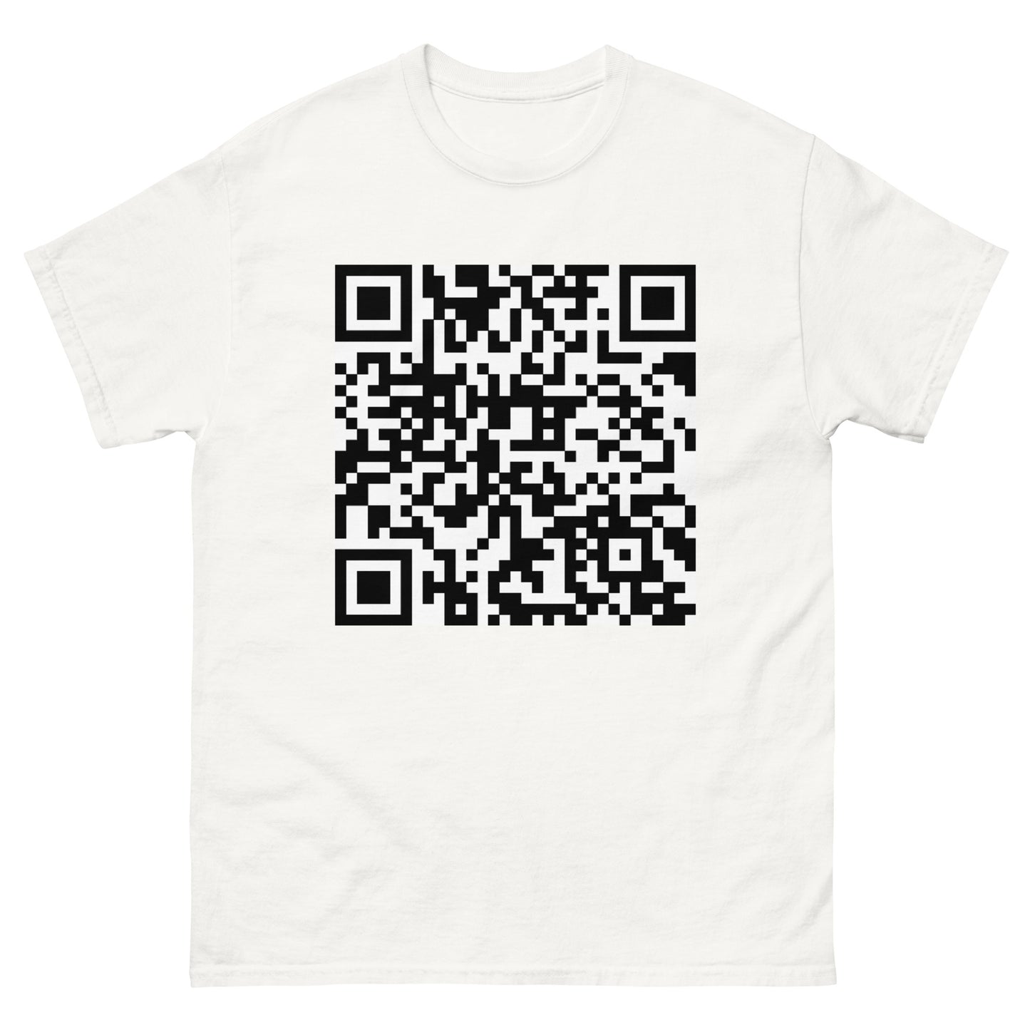 LATIENDITAGA - Camiseta clásica unisex divertida con código QR (FUC* YOU)